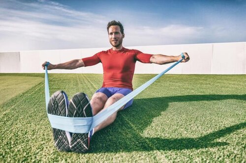 Elástico pode ajudar nos exercícios